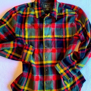 Woolrich  Plaid Mens Wool Shirt